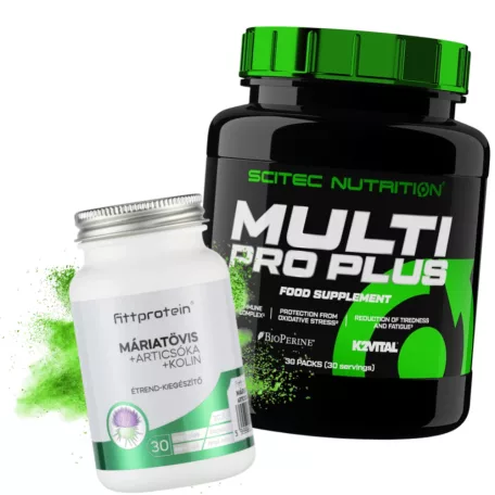 Multi-Pro Plus + Fittprotein Máriatövis+Articsóka+Kolin