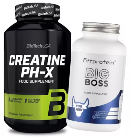 Creatine pH-X 210 kapszula + BIG BOSS