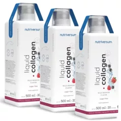   Nutriversum Collagen Liquid Sugar Free Triopack Íz: erdei gyümölcs