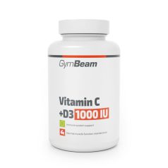 GymBeam C-vitamin + D3 1000 IU 90 tabletta