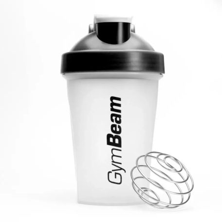 GymBeam Shaker Blend Bottle átlátszó-fekete 400ml