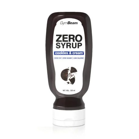 GymBeam ZERO Cookies & Cream szirup 320ml