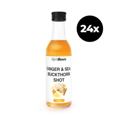 GymBeam Gyömbér és Homoktövis Shot 1 karton (50mlx9db)