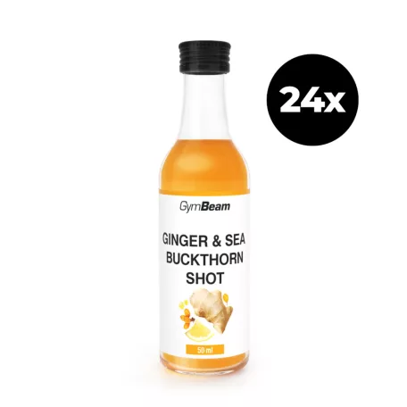 GymBeam Gyömbér és Homoktövis Shot 1 karton (50mlx9db)