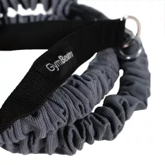 Gumiszalag fogantyúval 5 kg - fekete - GymBeam
