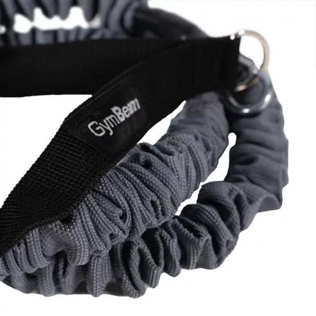 Gumiszalag fogantyúval 5 kg - fekete - GymBeam