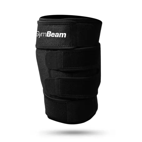 Terápiás térdbandázs Hot-Cold - fekete - GymBeam