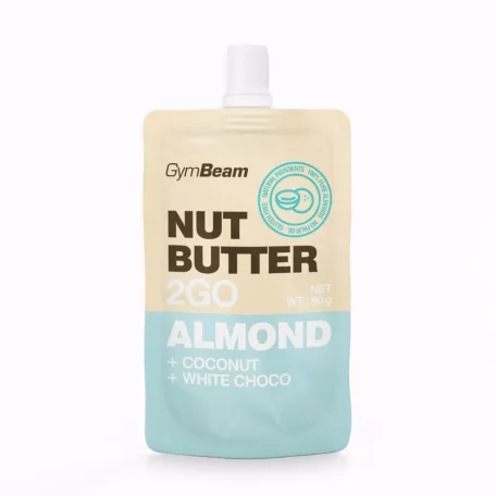Nut Butter 2GO - Mandulavaj kókusszal és fehér csokival - 80 g - GymBeam