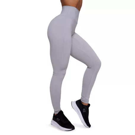FIT női leggings Mist Grey - XL - szürke - GymBeam