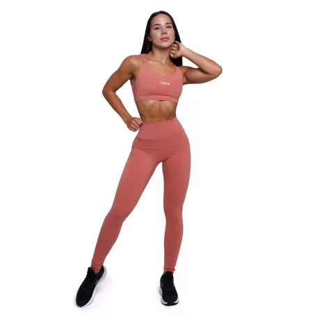 FIT női leggings Salmon - XS - rózsaszín - GymBeam
