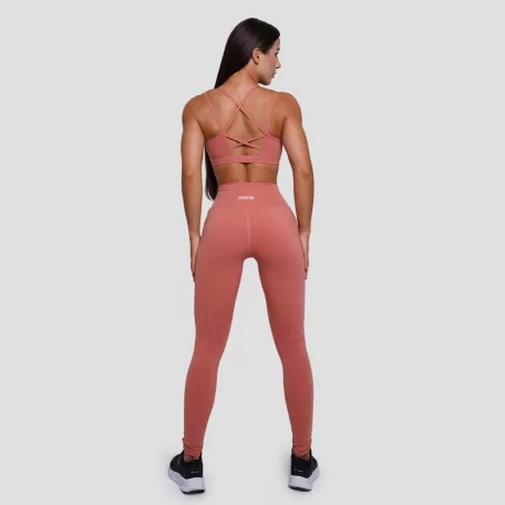 FIT női leggings Salmon - S - rózsaszín - GymBeam