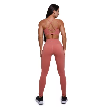 FIT női leggings Salmon - S - rózsaszín - GymBeam