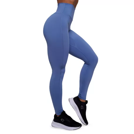 FIT női leggings Steel Blue - S - kék - GymBeam