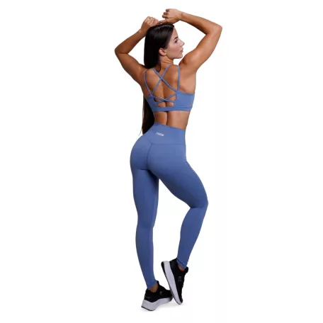 FIT női leggings Steel Blue - XXL - kék - GymBeam