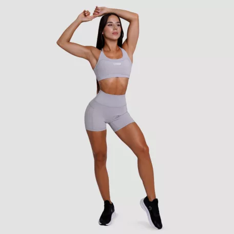 FIT női rövidnadrág Mist Grey - XS - szürke - GymBeam