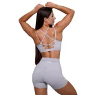 FIT női rövidnadrág Mist Grey - XS - szürke - GymBeam