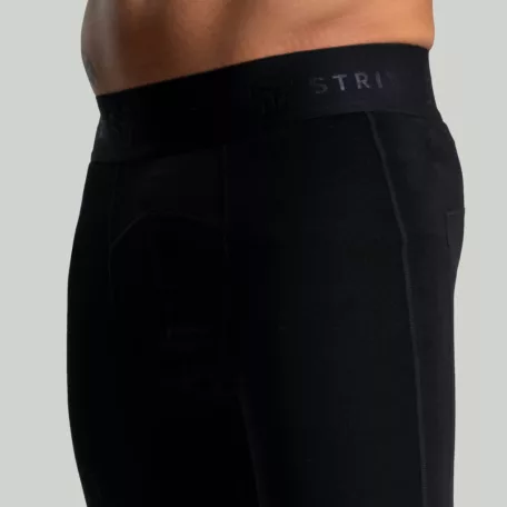 MERINO I férfi leggings Black - M - fekete - STRIX - GymBeam