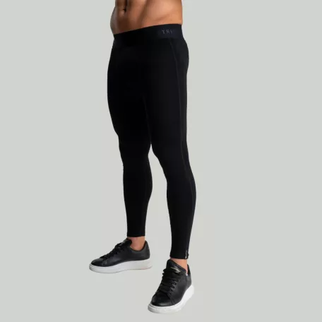 MERINO I férfi leggings Black - M - fekete - STRIX - GymBeam