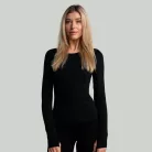 MERINO I hosszú ujjú női póló Black - XS - fekete - STRIX - GymBeam
