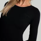 MERINO I hosszú ujjú női póló Black - XS - fekete - STRIX - GymBeam