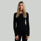 MERINO I hosszú ujjú női póló Black - XS - fekete - STRIX - GymBeam