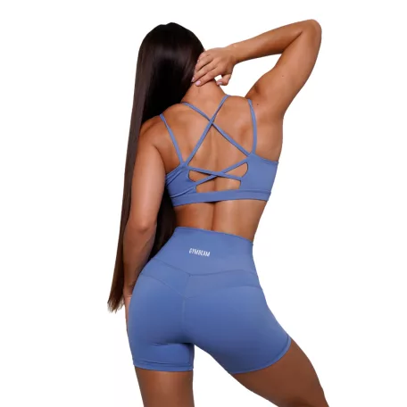FIT női rövidnadrág Steel Blue - S - kék - GymBeam