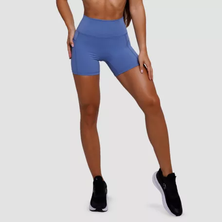 FIT női rövidnadrág Steel Blue - M - kék - GymBeam