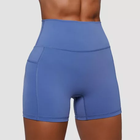 FIT női rövidnadrág Steel Blue - L - kék - GymBeam