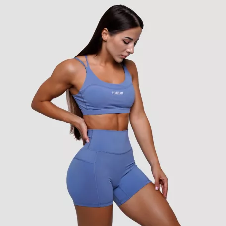 FIT női rövidnadrág Steel Blue - XL - kék - GymBeam