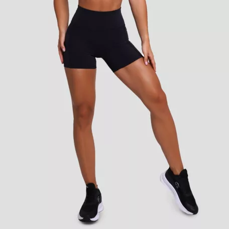 FIT női rövidnadrág Black - L - fekete - GymBeam