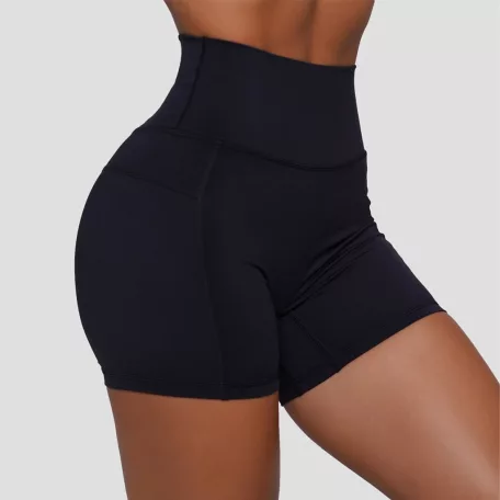 FIT női rövidnadrág Black - XL - fekete - GymBeam