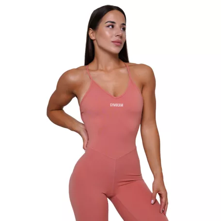FIT női overál Salmon - XS - rózsaszín - GymBeam