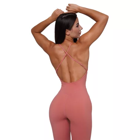 FIT női overál Salmon - XS - rózsaszín - GymBeam