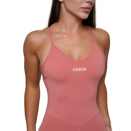 FIT női overál Salmon - XS - rózsaszín - GymBeam