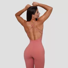 FIT női overál Salmon - S - rózsaszín - GymBeam