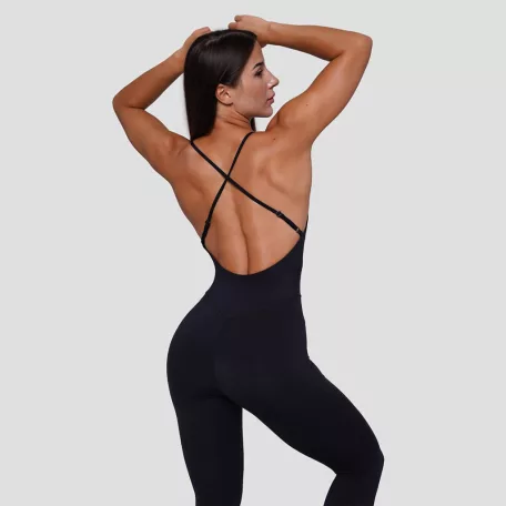 FIT női overál Black - M - fekete - GymBeam