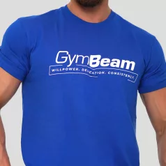 Willpower póló Royal Blue - S - kék - GymBeam
