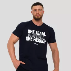 One Team póló Navy - S - kék - GymBeam