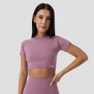 FLO női Crop Top Violet - XL - lila - GymBeam