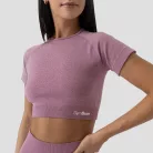FLO női Crop Top Violet - XL - lila - GymBeam