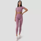 FLO női Crop Top Violet - XL - lila - GymBeam
