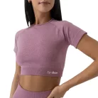 FLO női Crop Top Violet - XL - lila - GymBeam