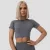 FLO női Crop Top Grey - XL - szürke - GymBeam