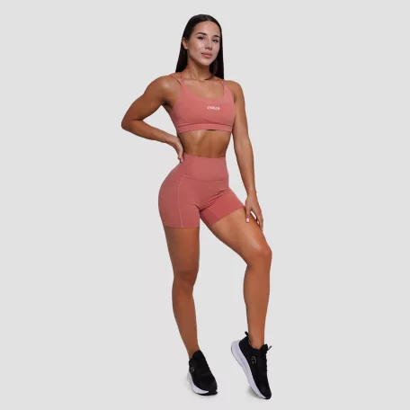 FIT női rövidnadrág Salmon - XS - rózsaszín - GymBeam