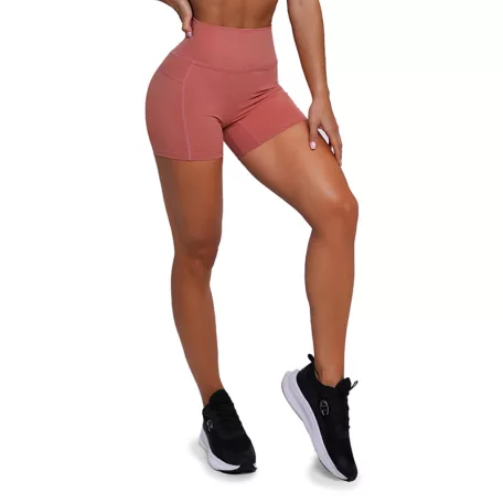 FIT női rövidnadrág Salmon - XS - rózsaszín - GymBeam
