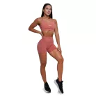 FIT női rövidnadrág Salmon - M - rózsaszín - GymBeam
