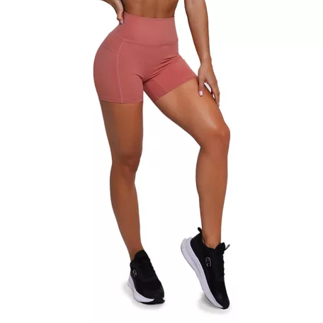 FIT női rövidnadrág Salmon - XL - rózsaszín - GymBeam