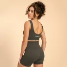 Hyper sportmelltartó Bralette Shadow - L - szürke - BeastPink - GymBeam