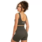 Hyper sportmelltartó Bralette Shadow - L - szürke - BeastPink - GymBeam