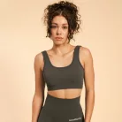 Hyper sportmelltartó Bralette Shadow - XL - szürke - BeastPink - GymBeam